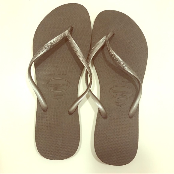 havaianas slim metallic